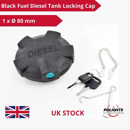 Black fuel diesel tank locking - tank,